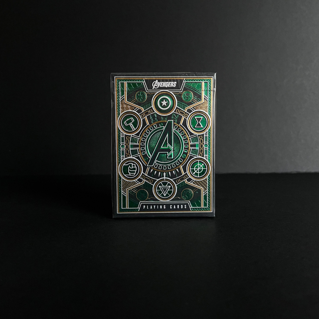 Avengers Playing Cards Green Edition