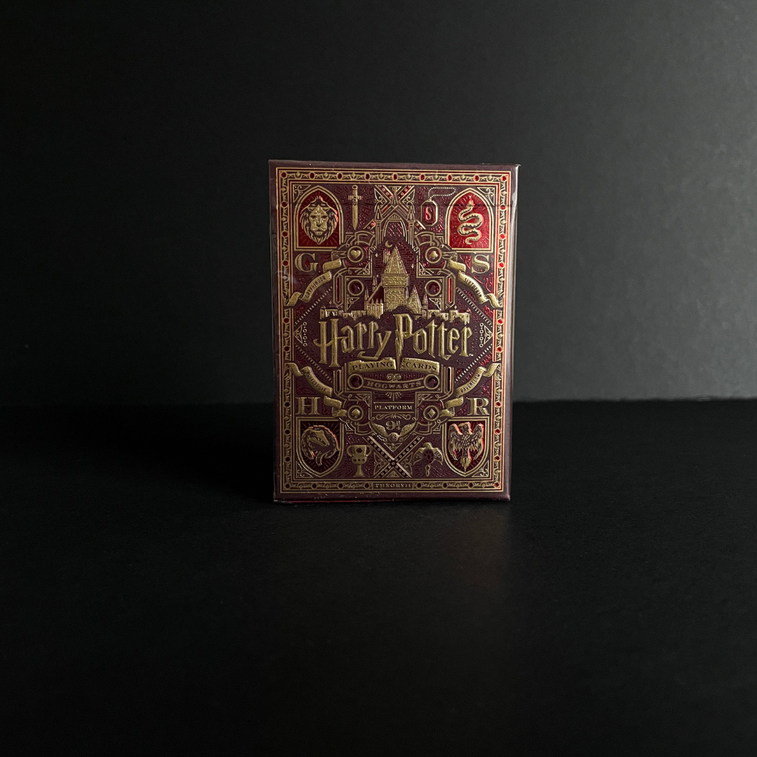 Harry Potter Playing Cards Red Edition
