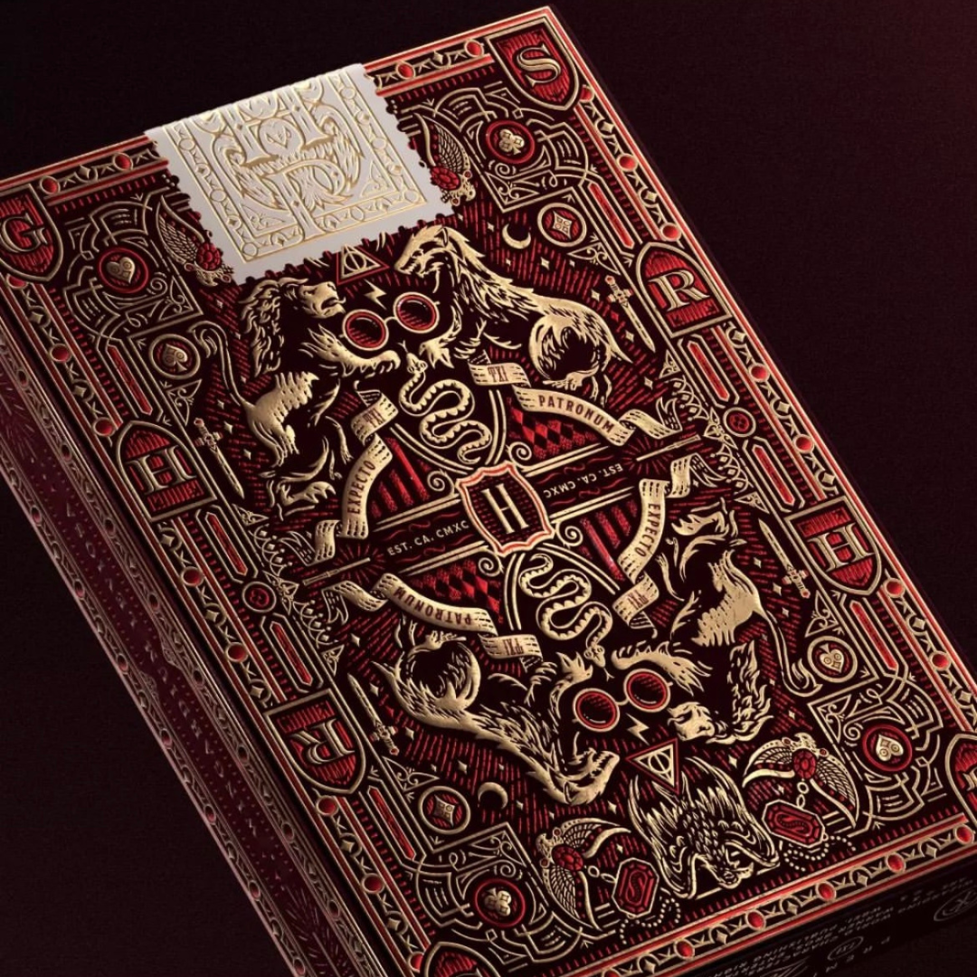 Harry Potter Playing Cards Red Edition