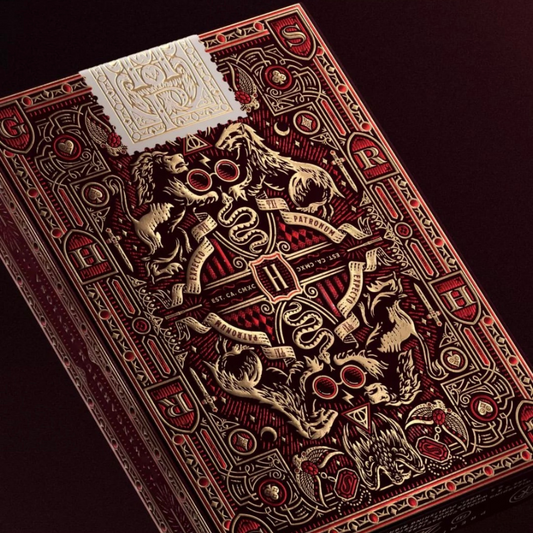 Harry Potter Playing Cards Red Edition