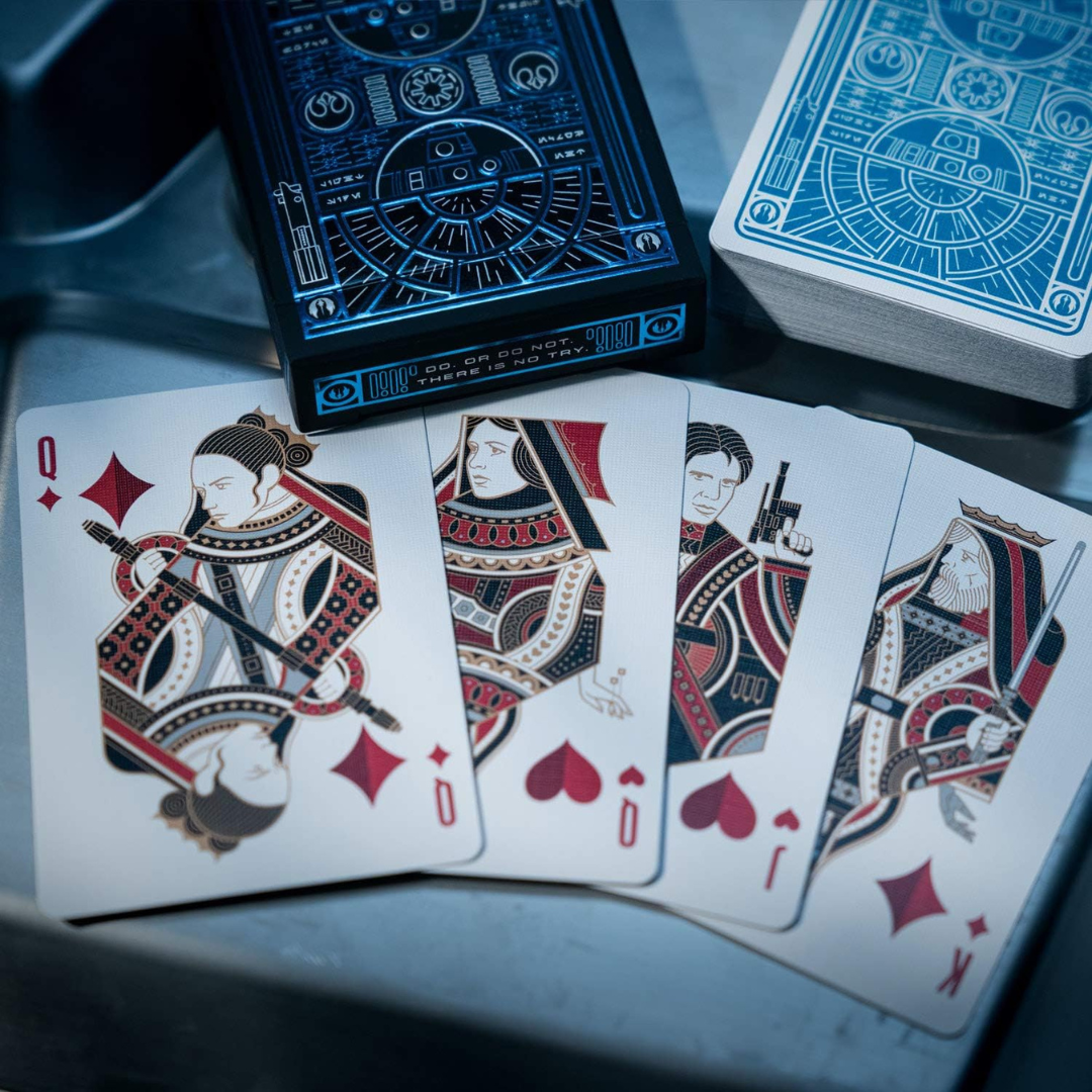 Star Wars Playing Cards The Light Side Blue Edition
