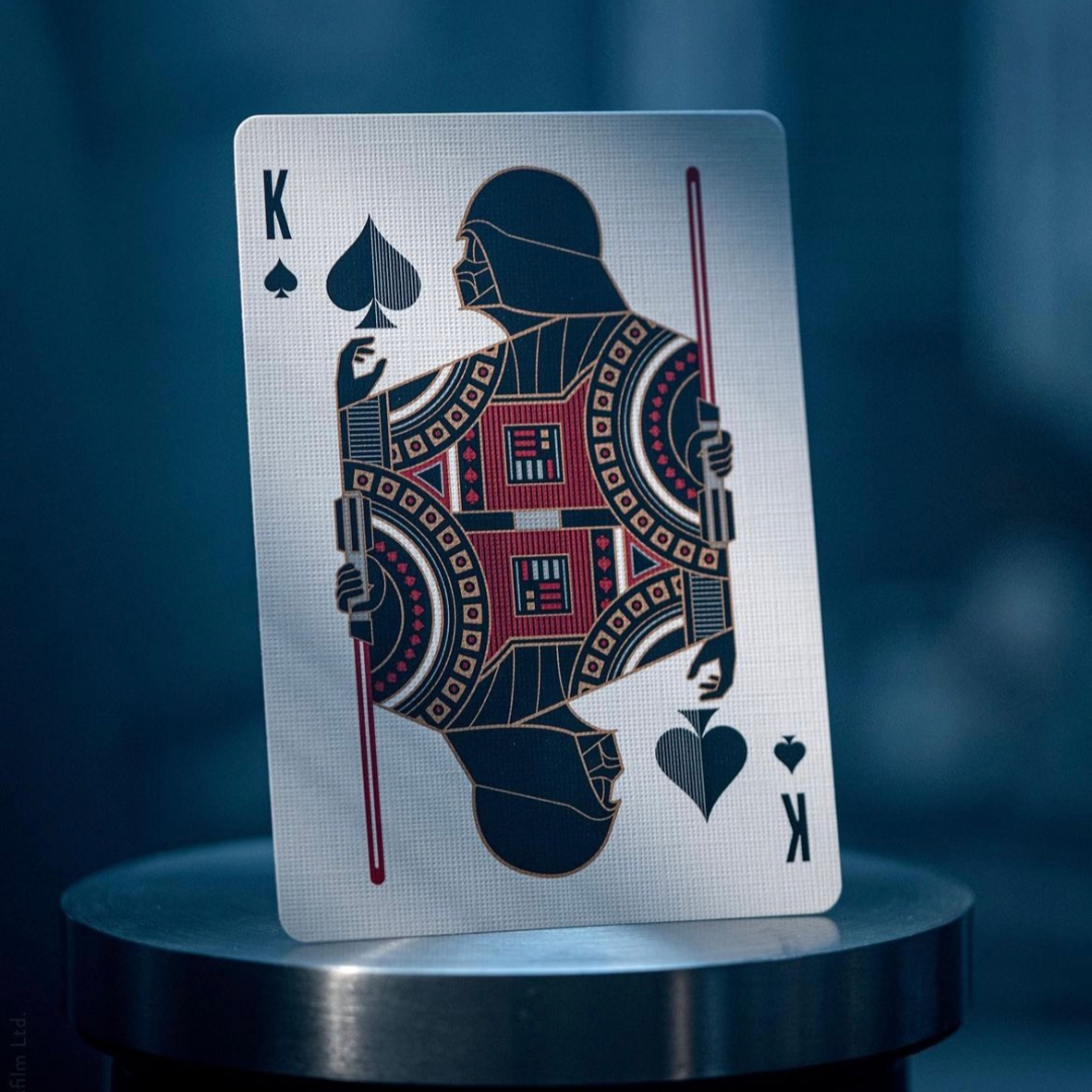 Star Wars Playing Cards Silver Dark Side Edition