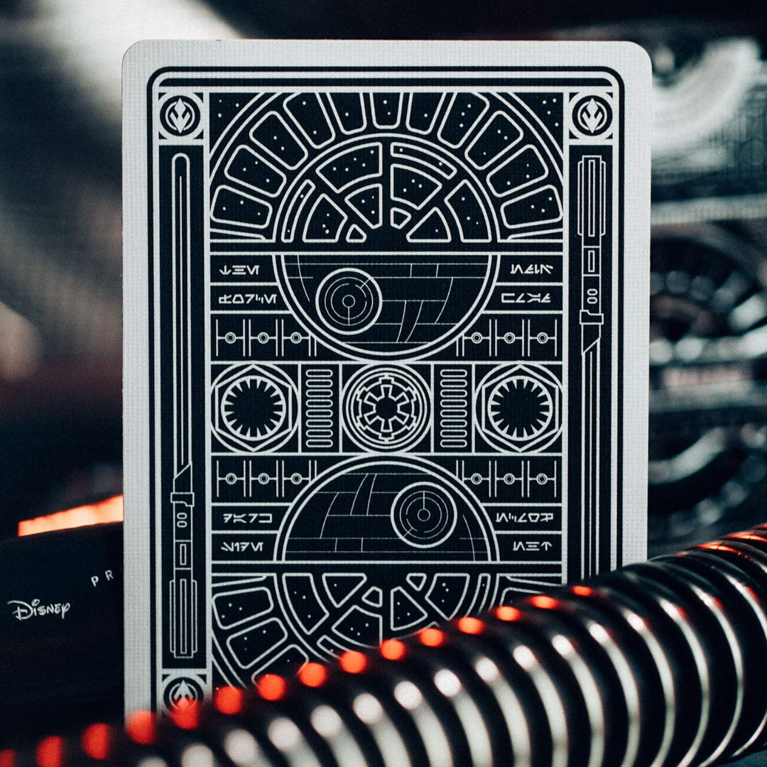 Star Wars Playing Cards Silver Dark Side Edition