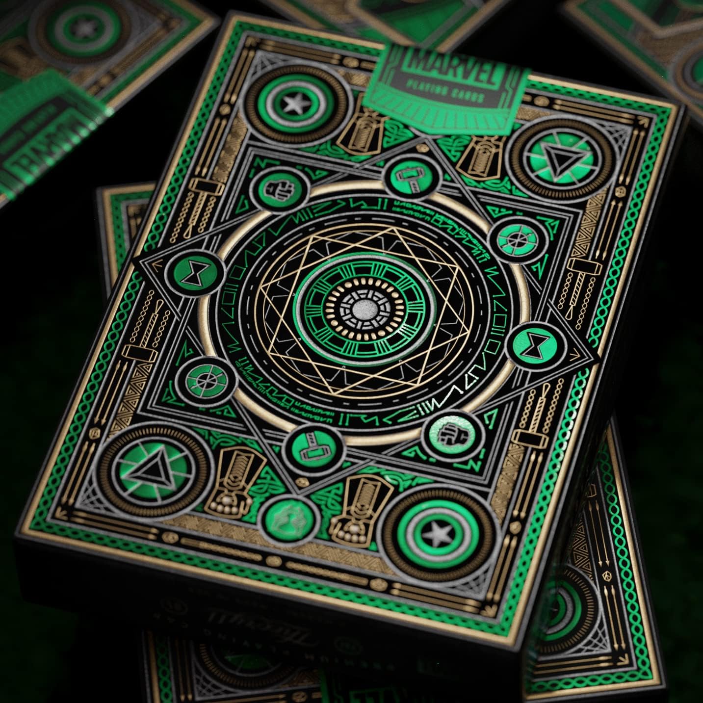 Avengers Playing Cards Green Edition