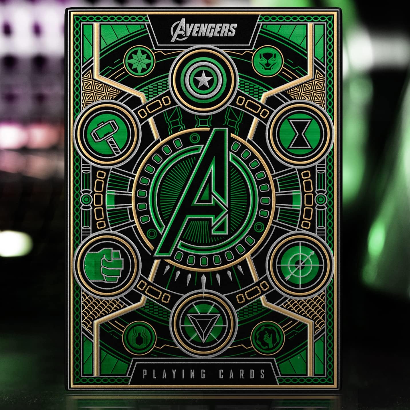 Avengers Playing Cards Green Edition