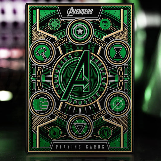Avengers Playing Cards Green Edition
