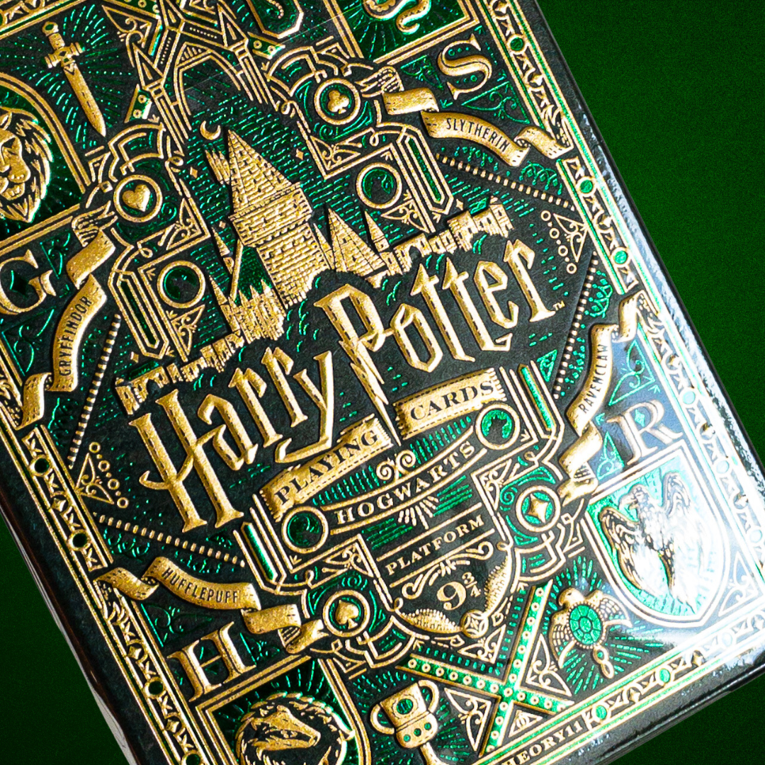 Harry Potter Playing Cards Green Edition