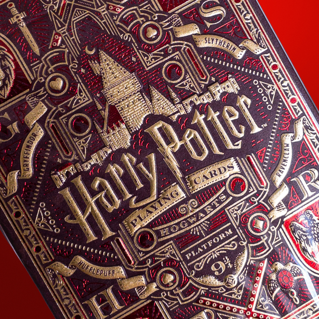 Harry Potter Playing Cards Red Edition