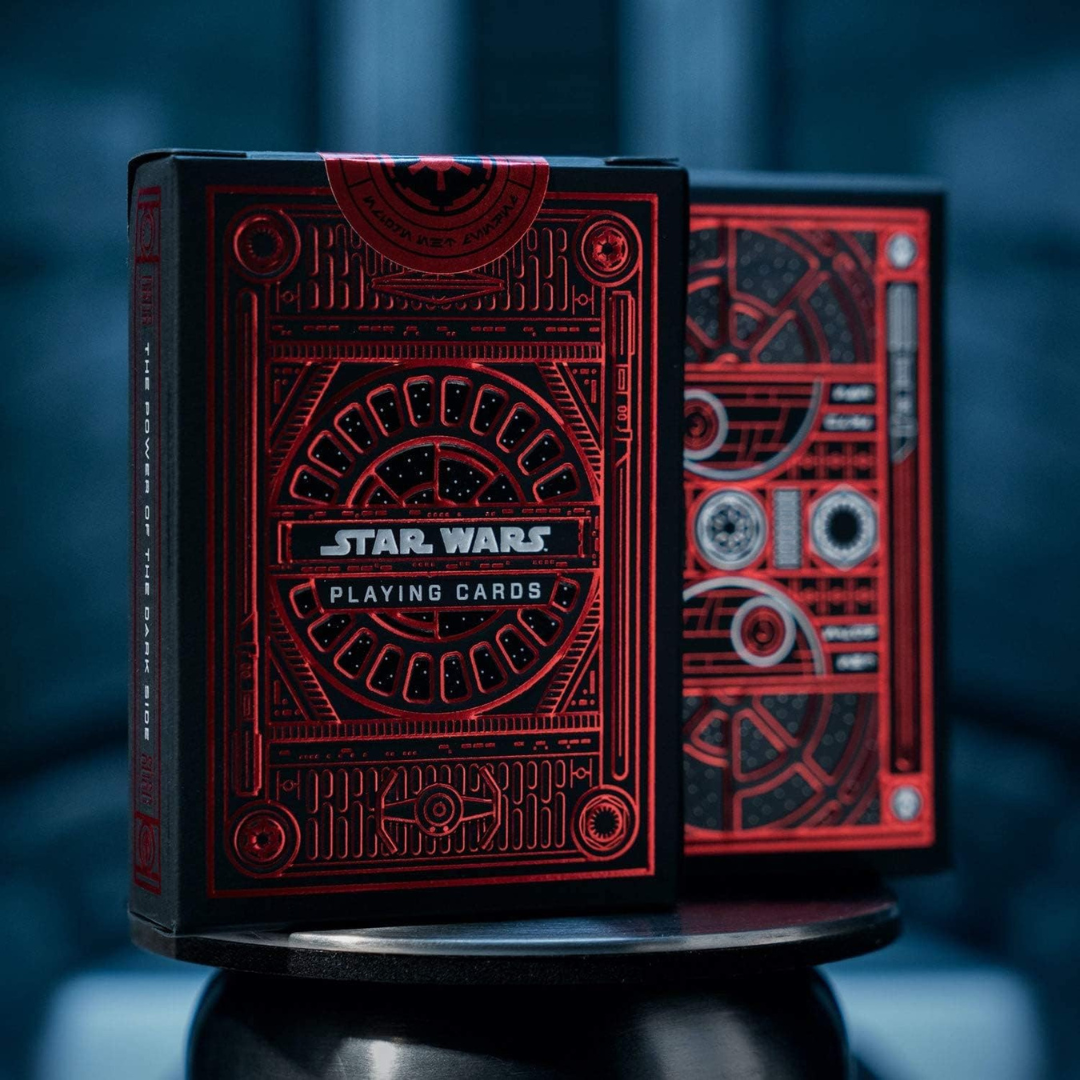 Star Wars Playing Cards Red Dark Side Edition