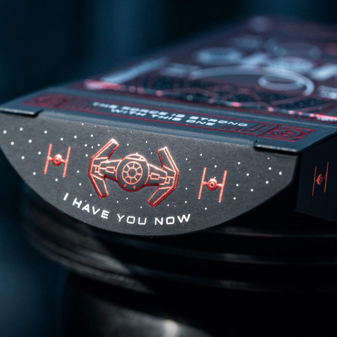 Star Wars Playing Cards Red Dark Side Edition