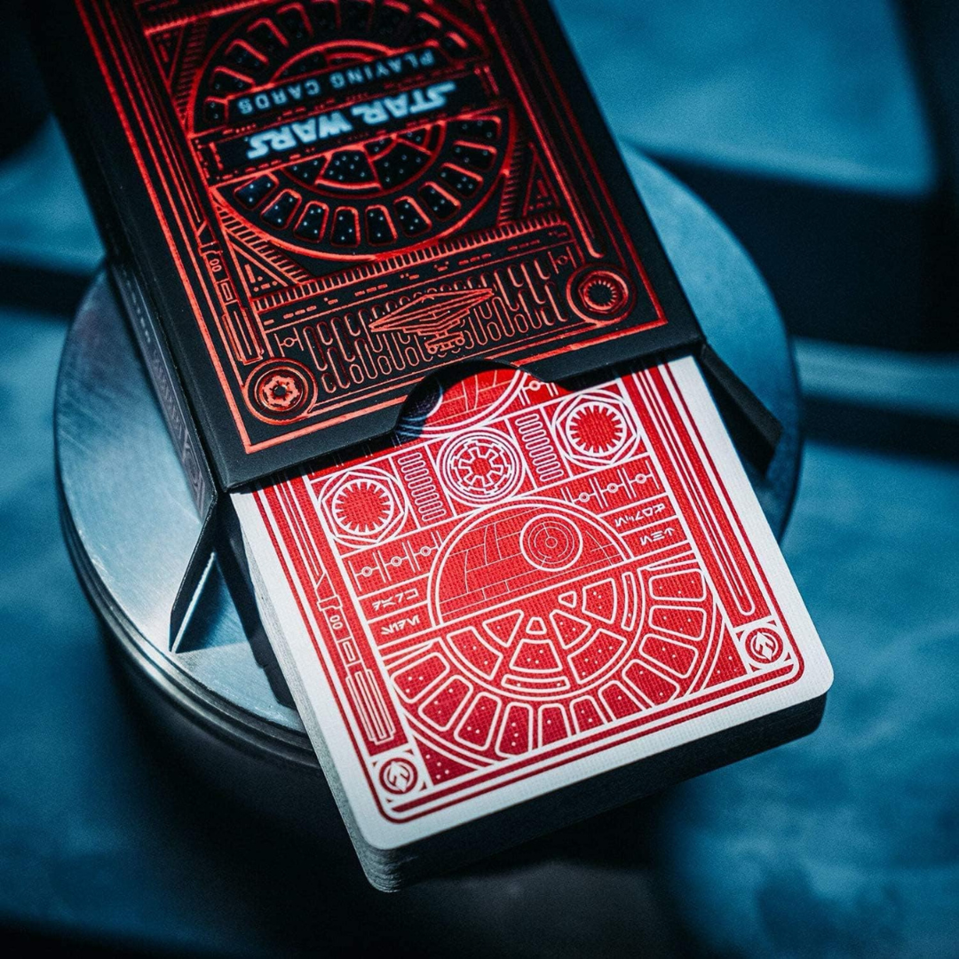 Star Wars Playing Cards Red Dark Side Edition